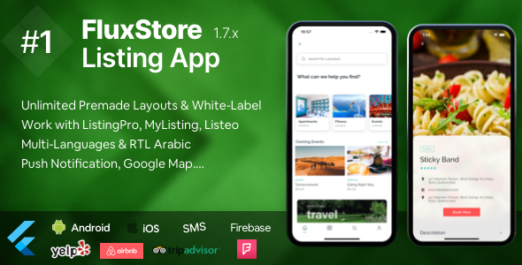 FluxStore Listing v3.13.0 - The Best Directory WooCommerce app by Flutter