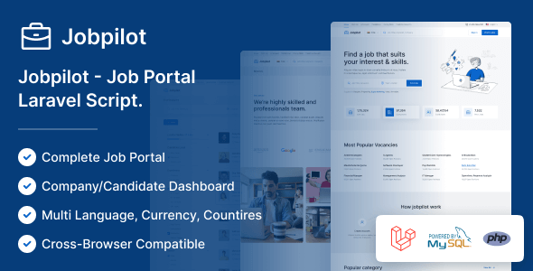 Jobpilot v2.77.17 - Job Portal Laravel Script