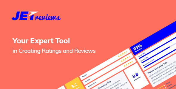 JetReviews v2.3.2 - Reviews Widget for Elementor Page Builder